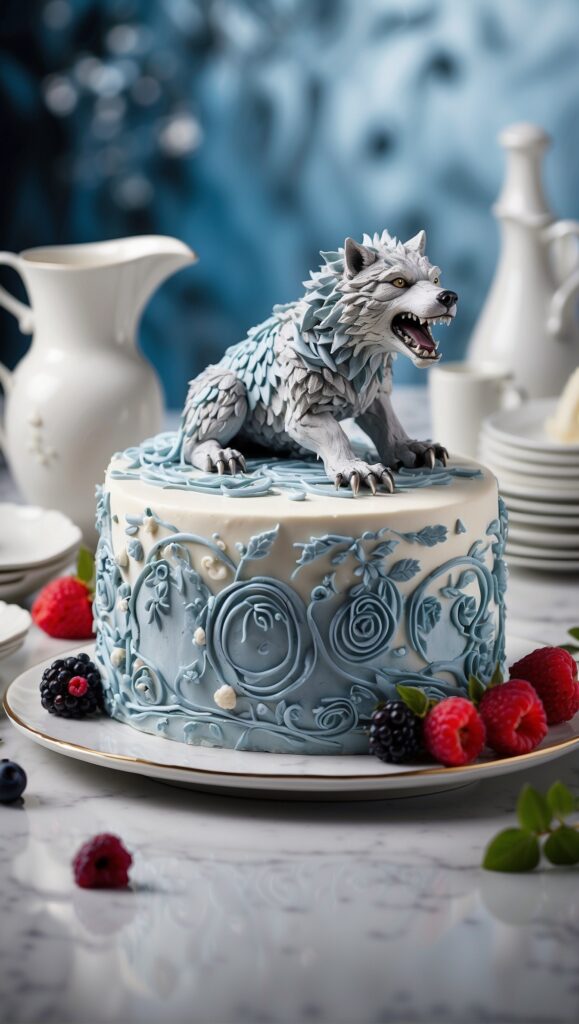 20 Stunning Anniversary Cake Images to Inspire Your Perfect Celebration 3 Game of Throne Stark Cake