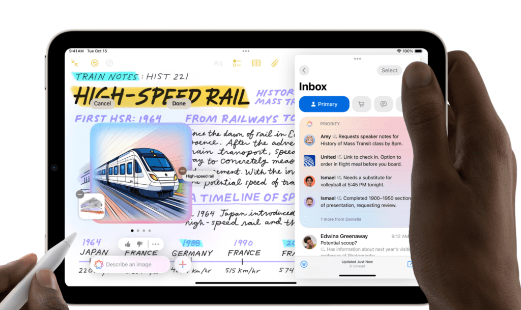 New Apple IPad Mini with A17 Pro Chip And Apple Intelligence 2 IPad MIni with Pencil